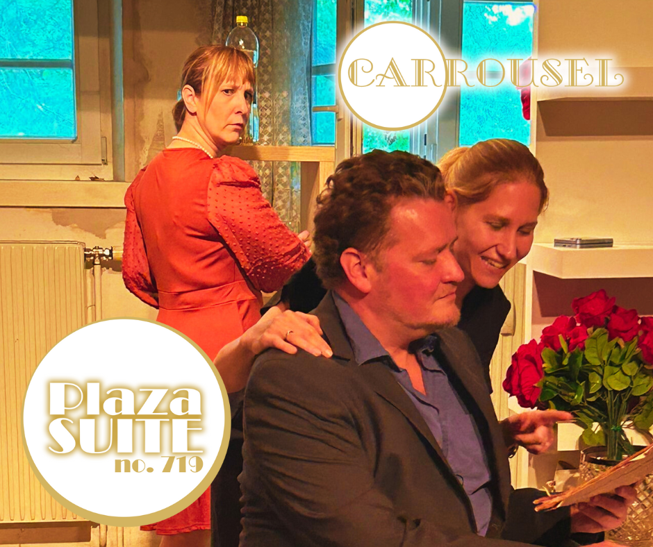 Karen schaut verdutzt als sie sieht, wie Jean mit Sam spricht.